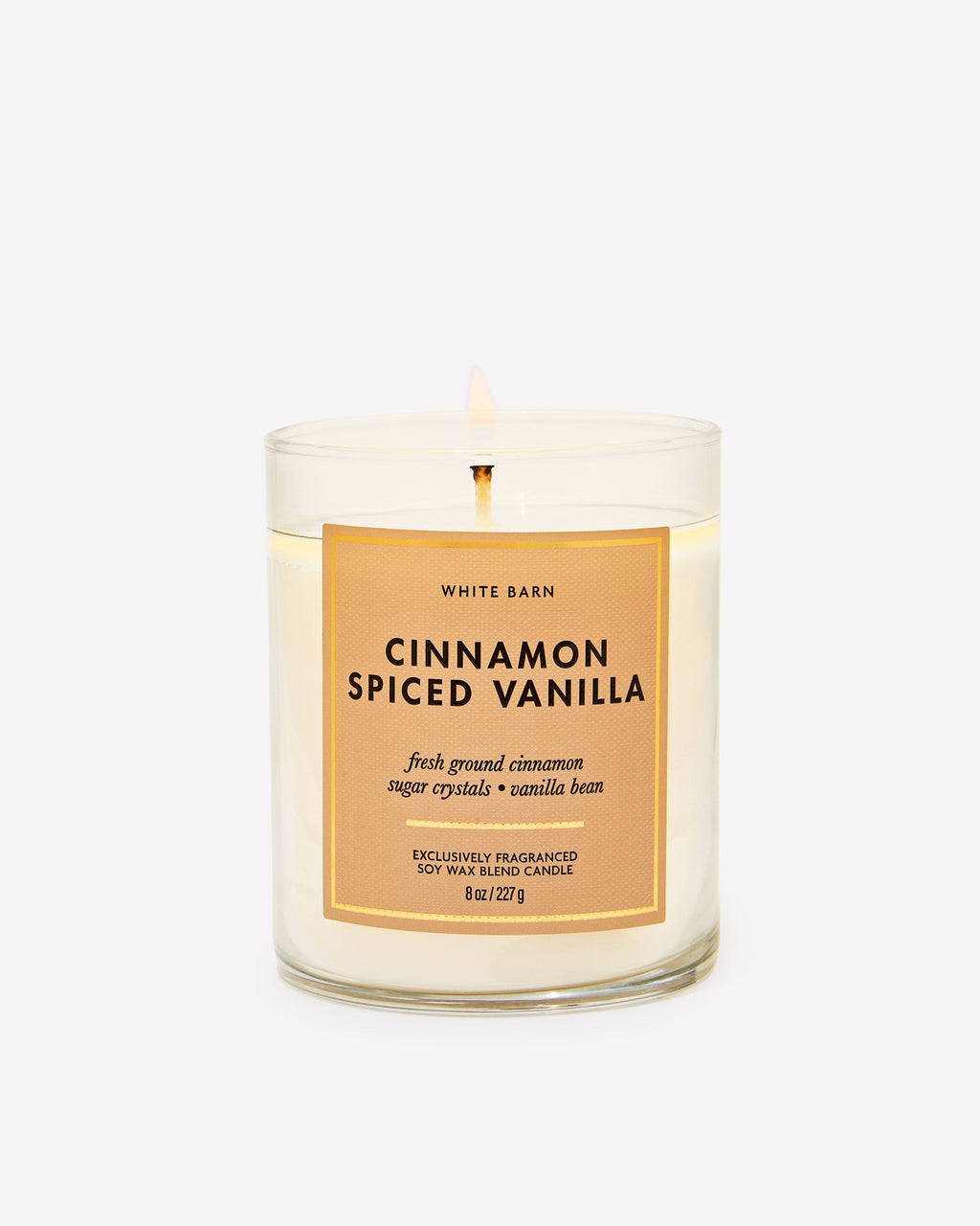Bath & Body Works Cinnamon Spiced Vanilla Single Wick Candle 8 oz / 227 g — image 1