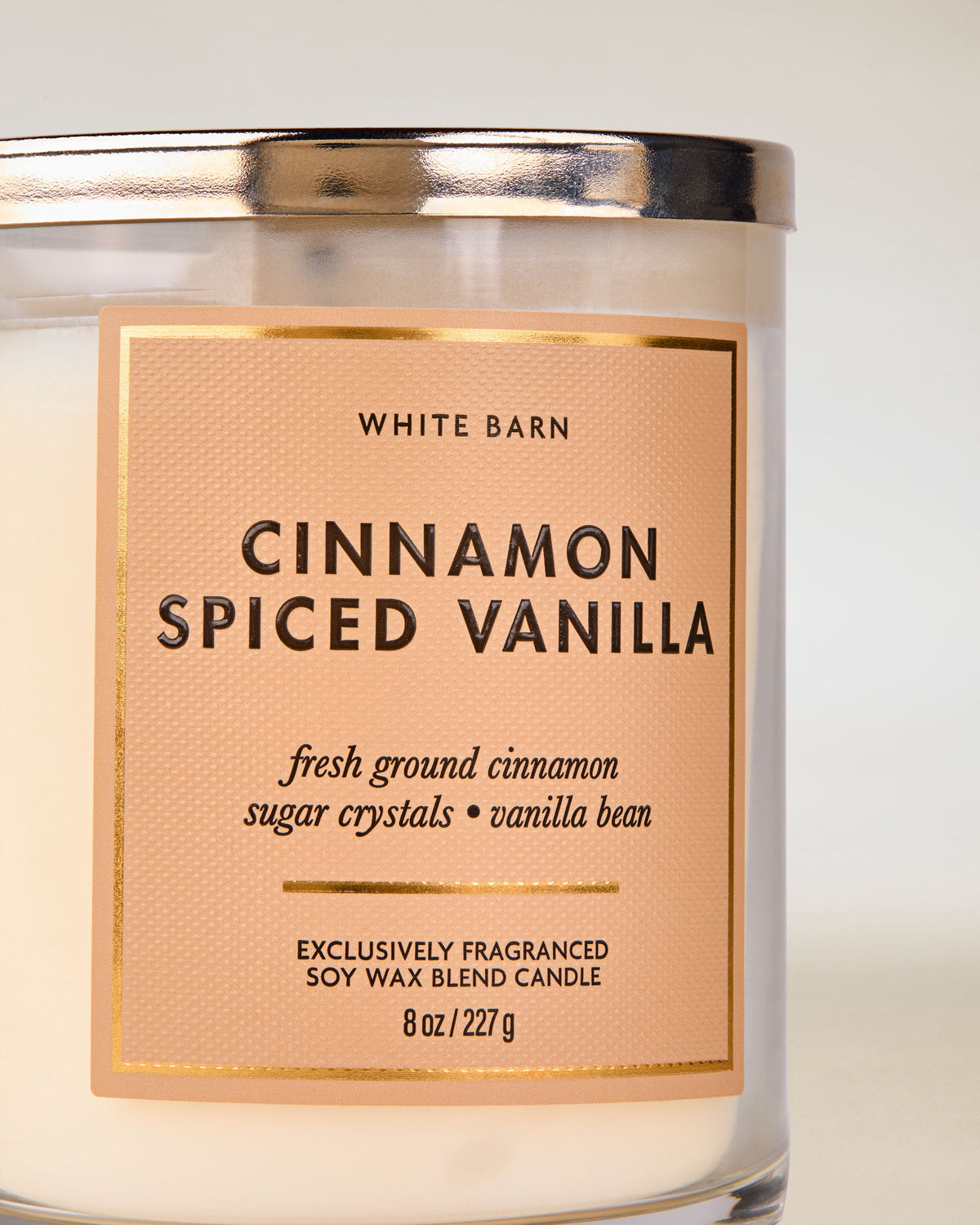 Bath & Body Works Cinnamon Spiced Vanilla Single Wick Candle 8 oz / 227 g — image 2