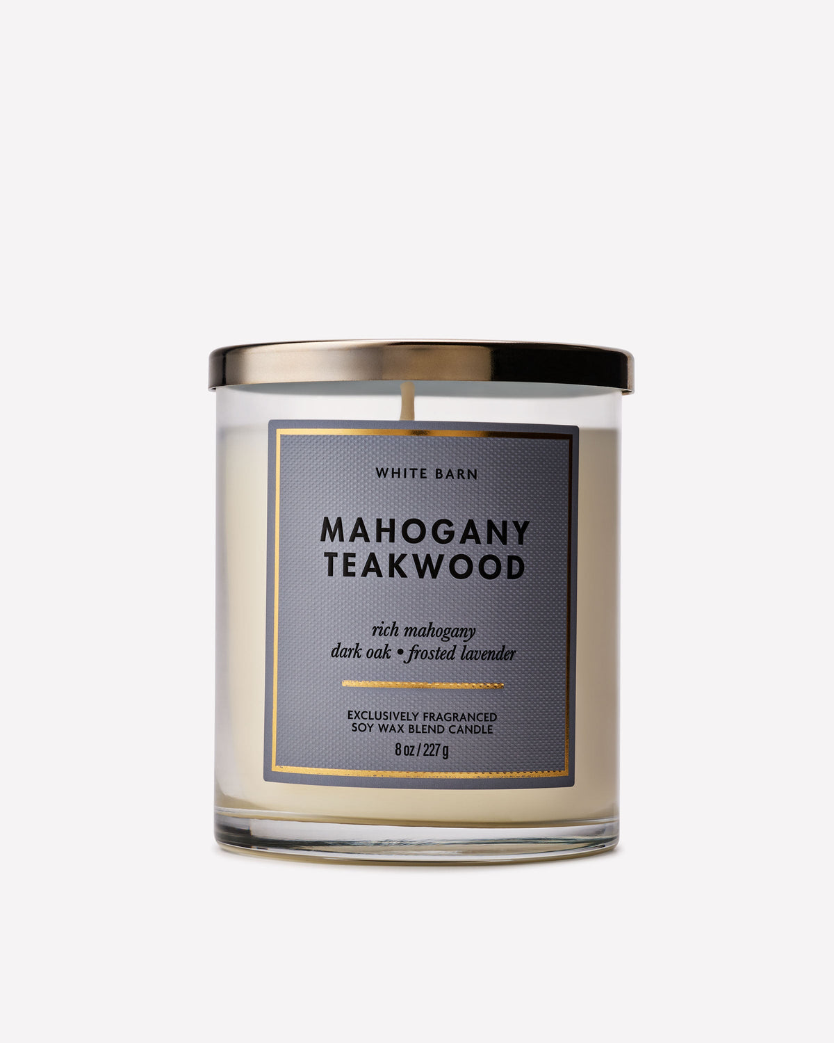 Bath & Body Works Mahogany Teakwood Single Wick Candle 8 oz / 227 g — image 1
