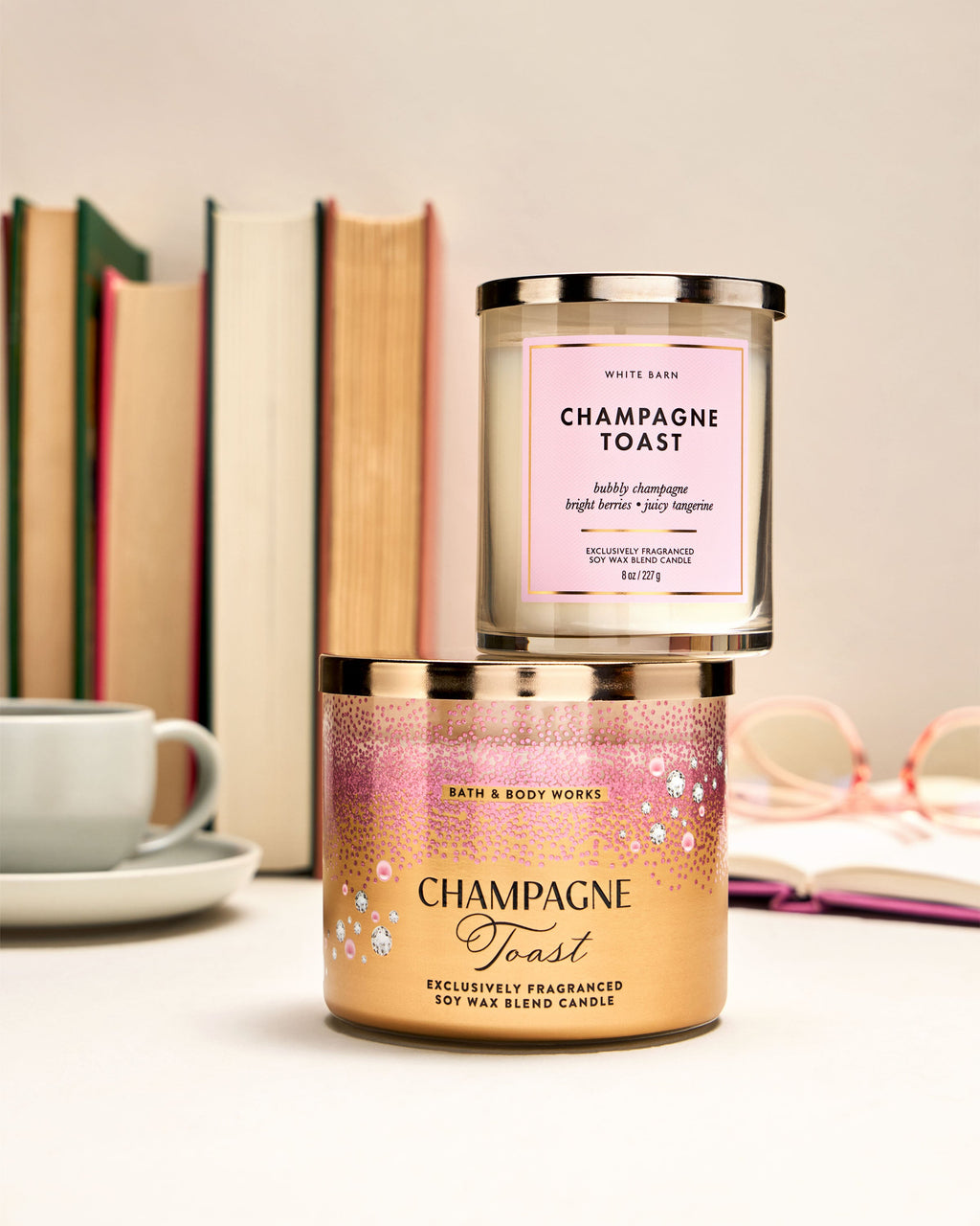 Bath & Body Works Champagne Toast Single Wick Candle 8 oz / 227 g — image 6