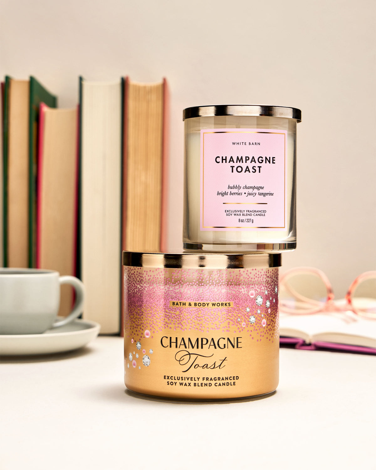 Bath & Body Works Champagne Toast Single Wick Candle 8 oz / 227 g — image 6