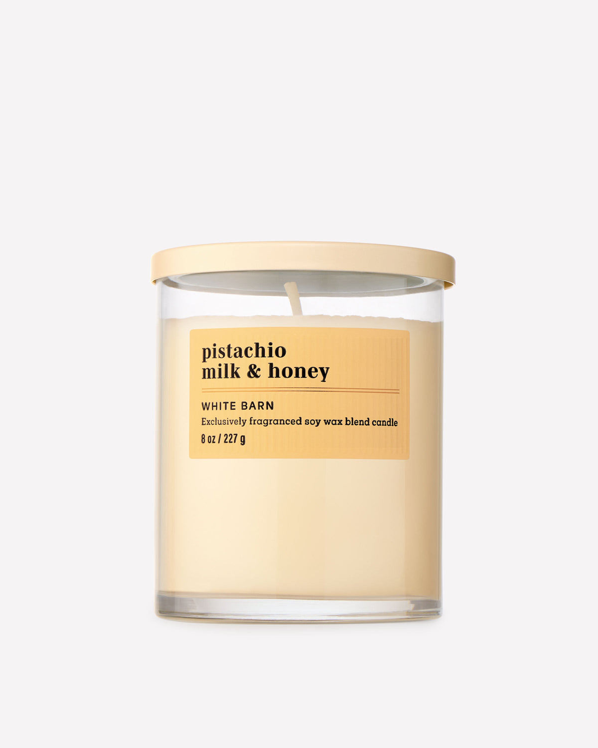 Bath & Body Works Pistachio Milk & Honey Single Wick Candle 8 oz / 227 g — image 1