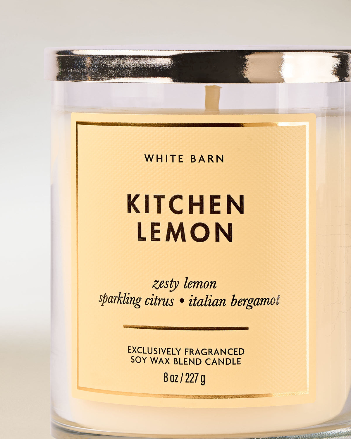 Bath & Body Works Kitchen Lemon Single Wick Candle 8 oz / 227 g — image 2