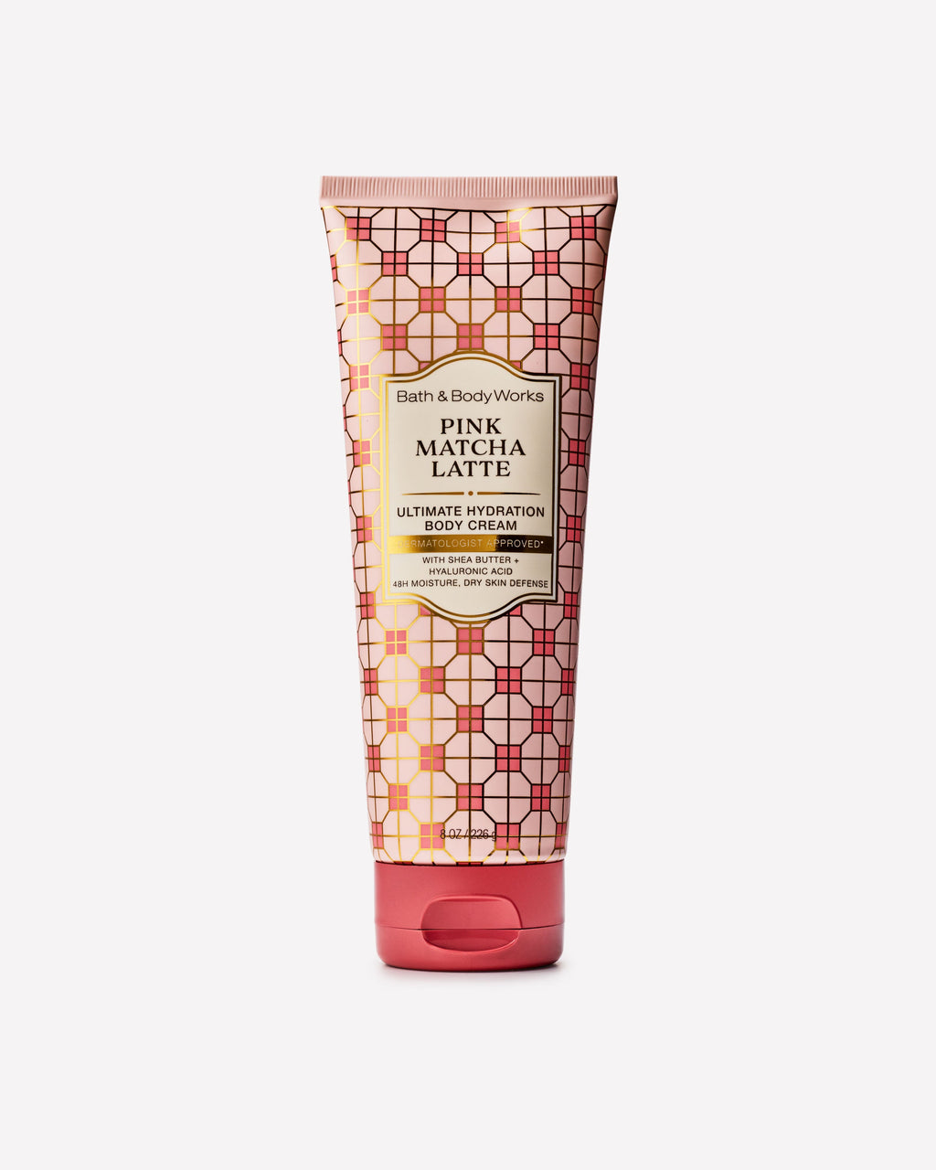 Bath & Body Works Pink Matcha Latte Ultimate Hydration Body Cream 8 oz / 226 g — image 1