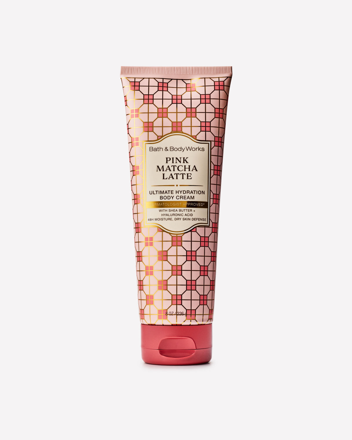 Bath & Body Works Pink Matcha Latte Ultimate Hydration Body Cream 8 oz / 226 g — image 1