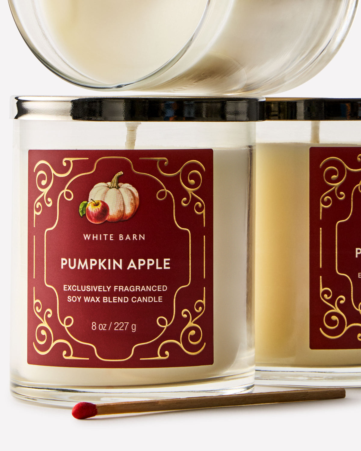 Bath & Body Works Pumpkin Apple Single Wick Candle 8 oz / 227 g — image 2