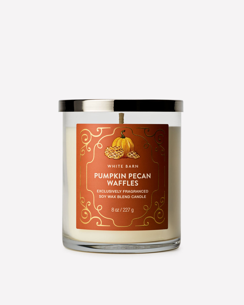 Bath & Body Works Pumpkin Pecan Waffles Single Wick Candle 8 oz / 227 g — image 1