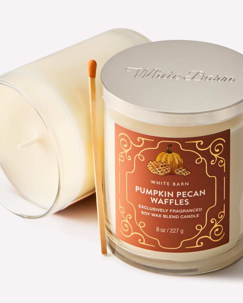 Bath & Body Works Pumpkin Pecan Waffles Single Wick Candle 8 oz / 227 g — image 2