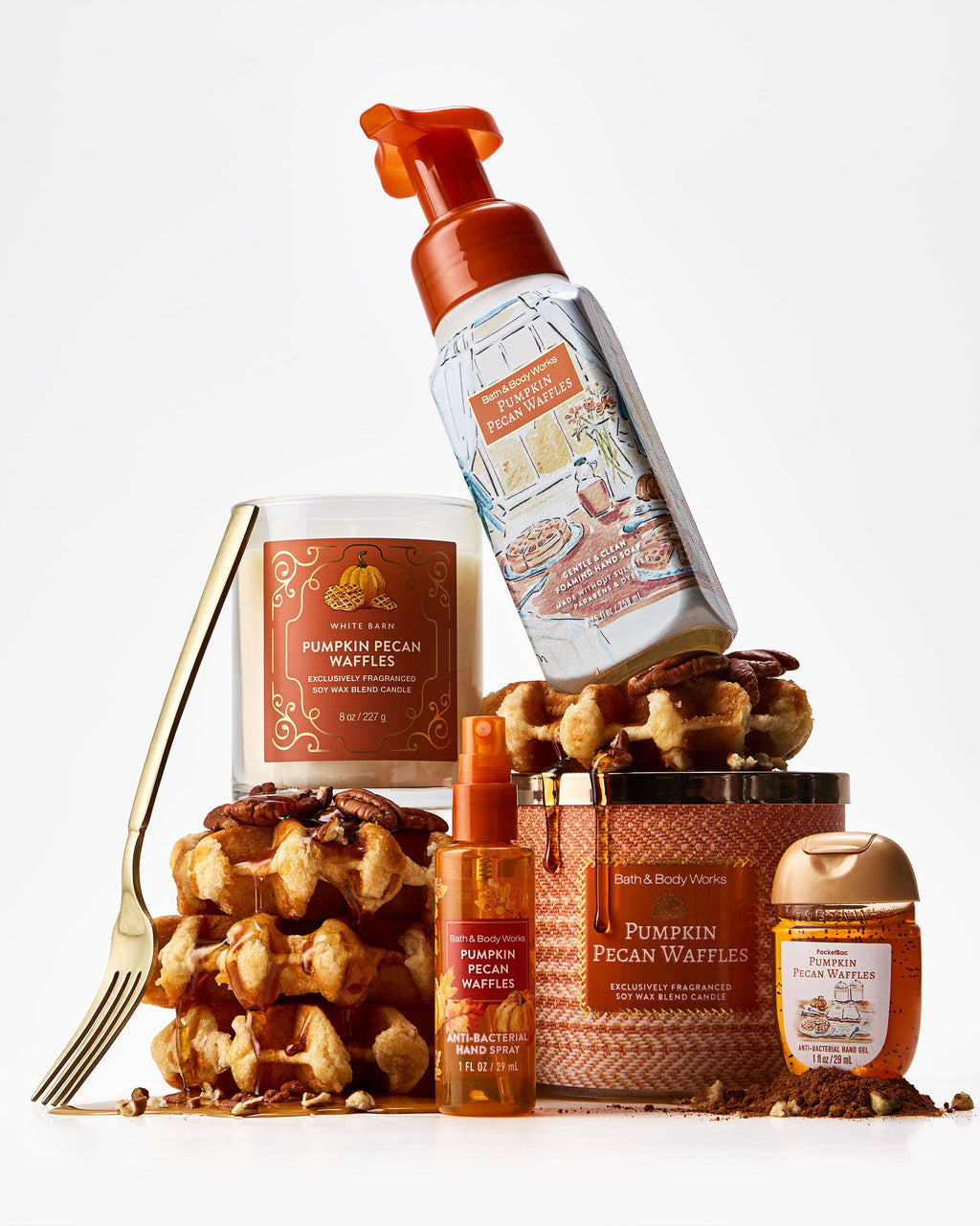 Bath & Body Works Pumpkin Pecan Waffles Single Wick Candle 8 oz / 227 g — image 6