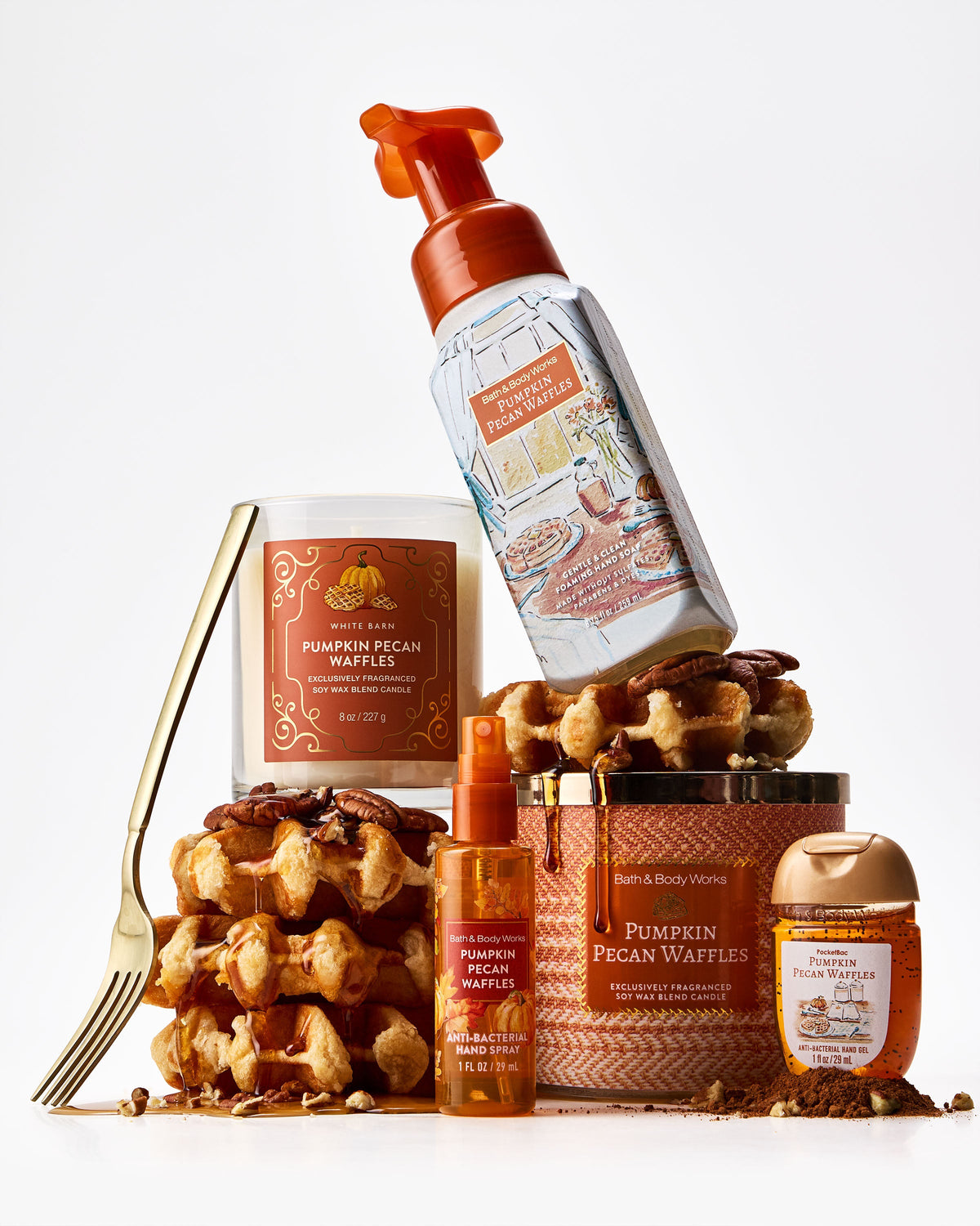 Bath & Body Works Pumpkin Pecan Waffles Single Wick Candle 8 oz / 227 g — image 6
