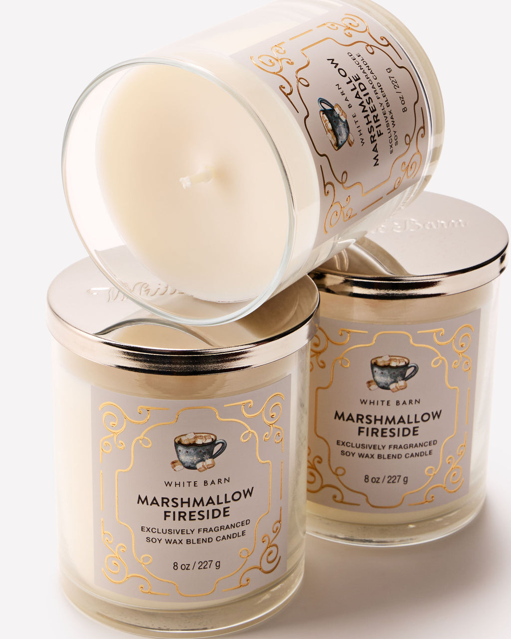 Bath & Body Works Marshmallow Fireside Single Wick Candle 8 oz / 227 g — image 2