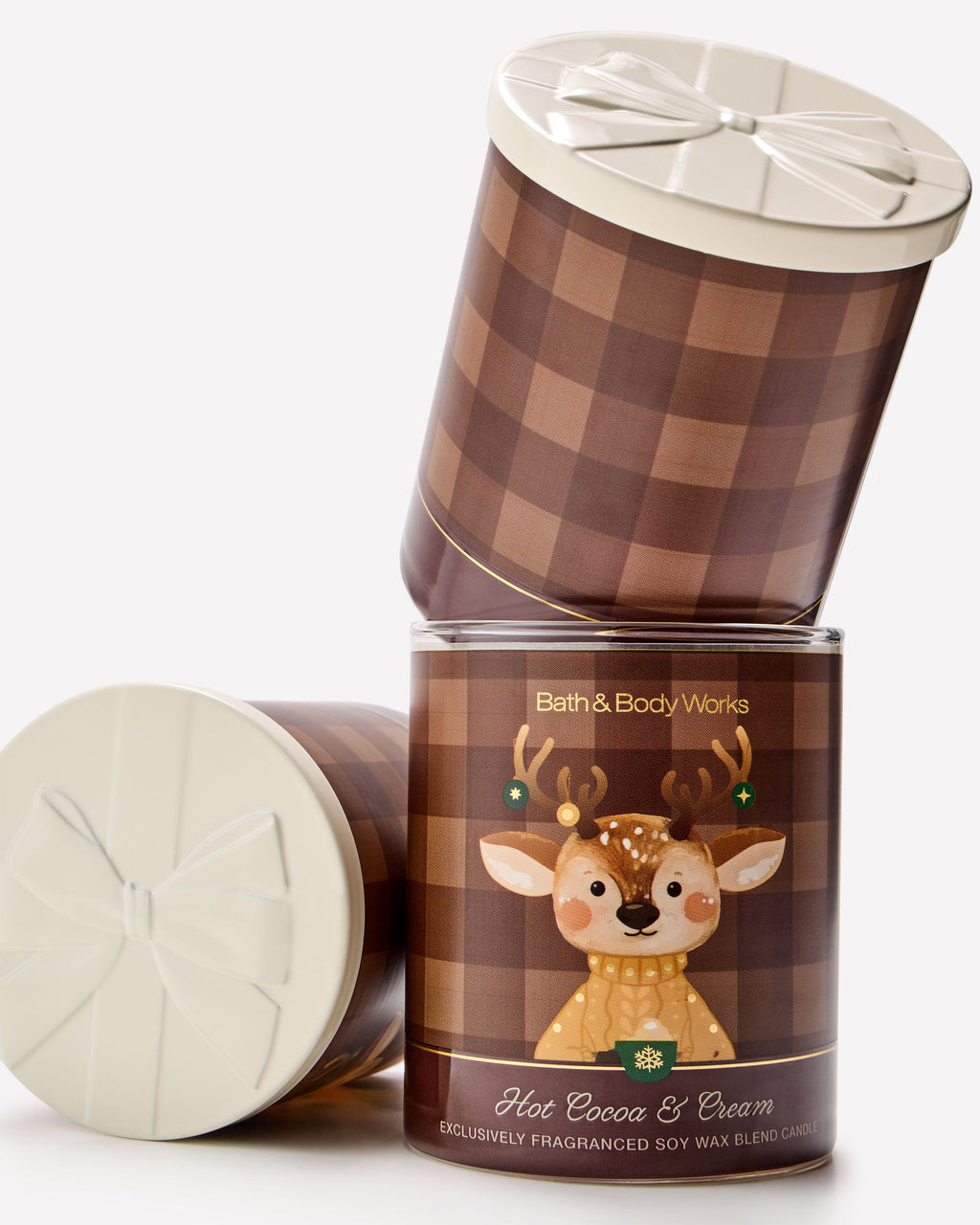 Bath & Body Works Hot Cocoa & Cream Single Wick Candle 8 oz / 227 g — image 2