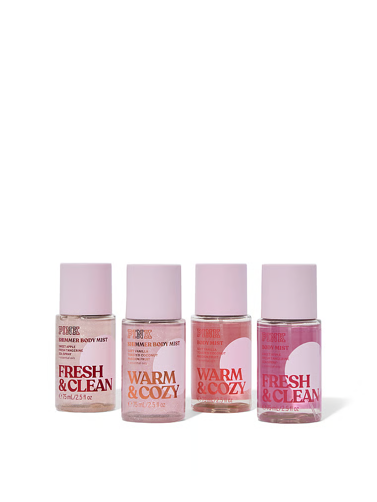 PINK Sparkle & Scent 4-Piece Body Mist Gift Set