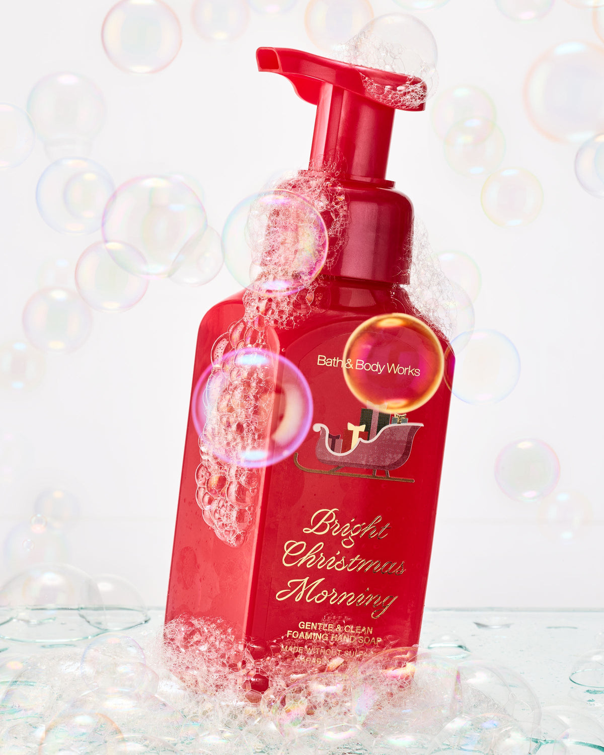 Bright Christmas Morning Gentle & Clean Foaming Hand Soap, 8.75 fl oz / 259 ml, official product view 2