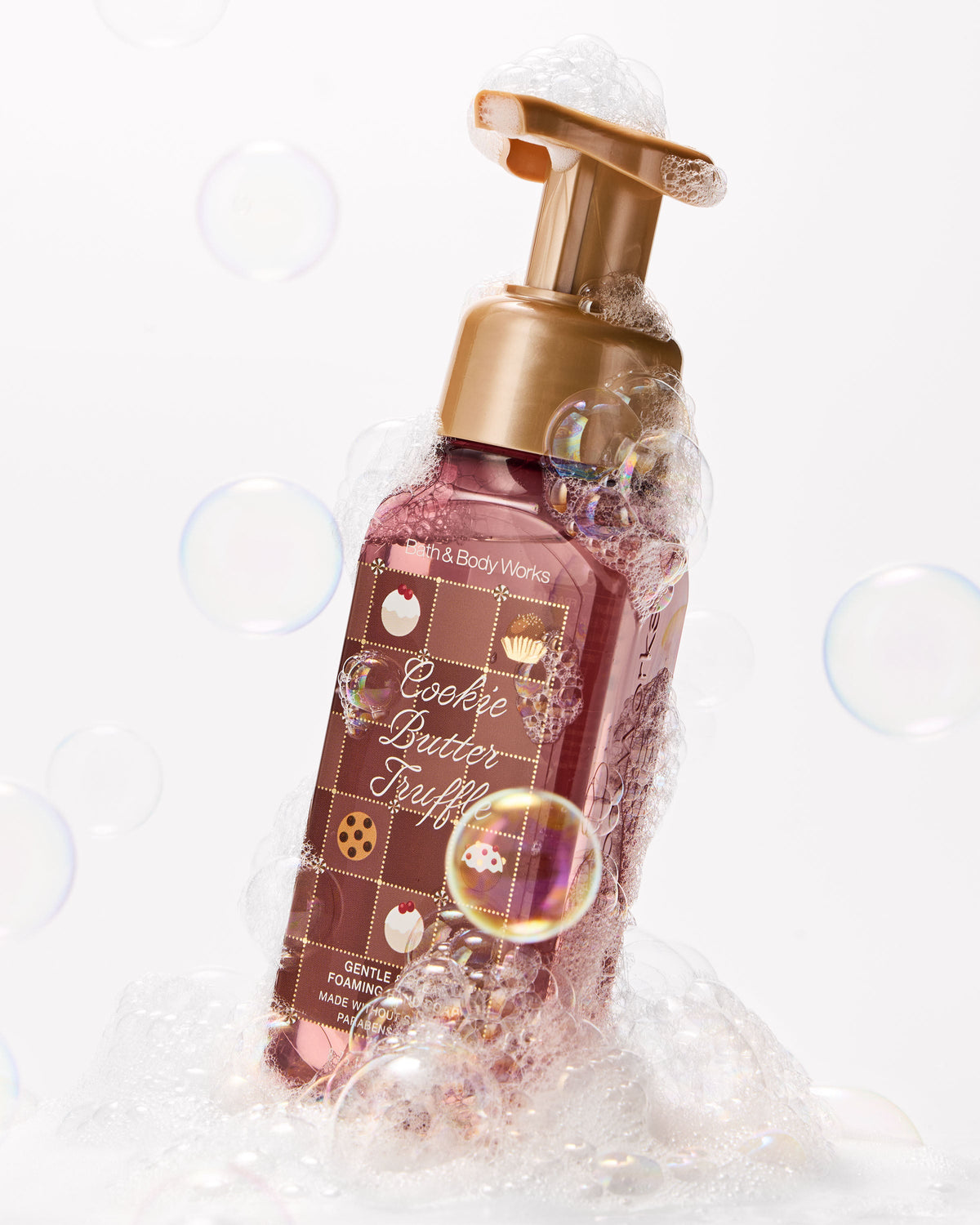Cookie Butter Truffle Gentle & Clean Foaming Hand Soap, 8.75 fl oz / 259 ml, official product view 2