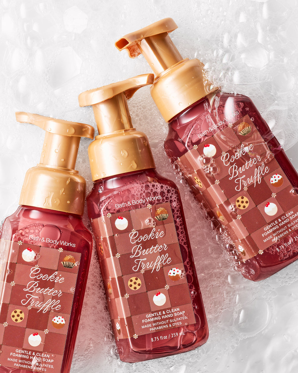 Cookie Butter Truffle Gentle & Clean Foaming Hand Soap, 8.75 fl oz / 259 ml, official product view 4