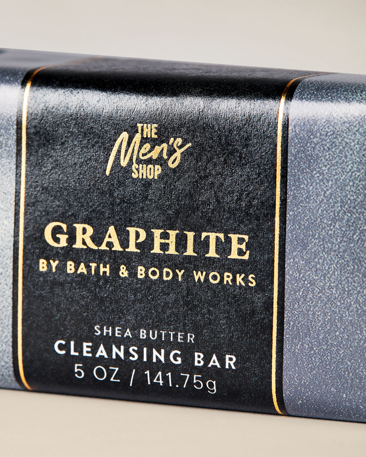 Graphite Shea Butter Cleansing Bar, 5 oz / 141.75 g, official product view 2