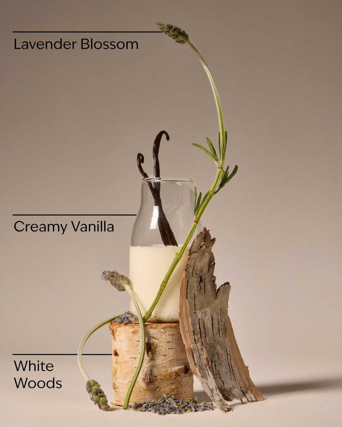 Lavender Vanilla Shea Butter Cleansing Bar, 5 oz / 141.75 g, official product view 3