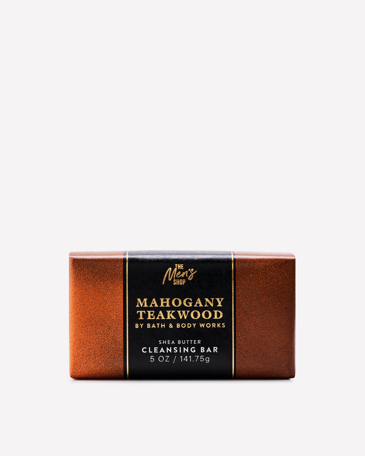 Mahogany Teakwood Shea Butter Cleansing Bar, 5 oz / 141.75 g, official product view 1