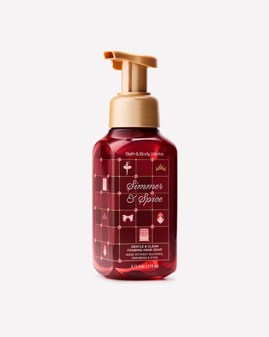 Simmer & Spice Gentle & Clean Foaming Hand Soap, 8.75 fl oz / 259 ml, official product view 1