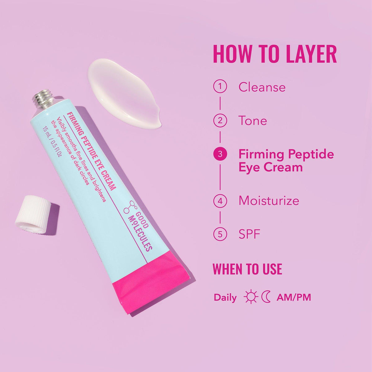 Good Molecules Firming Peptide Eye Cream — official product image 4