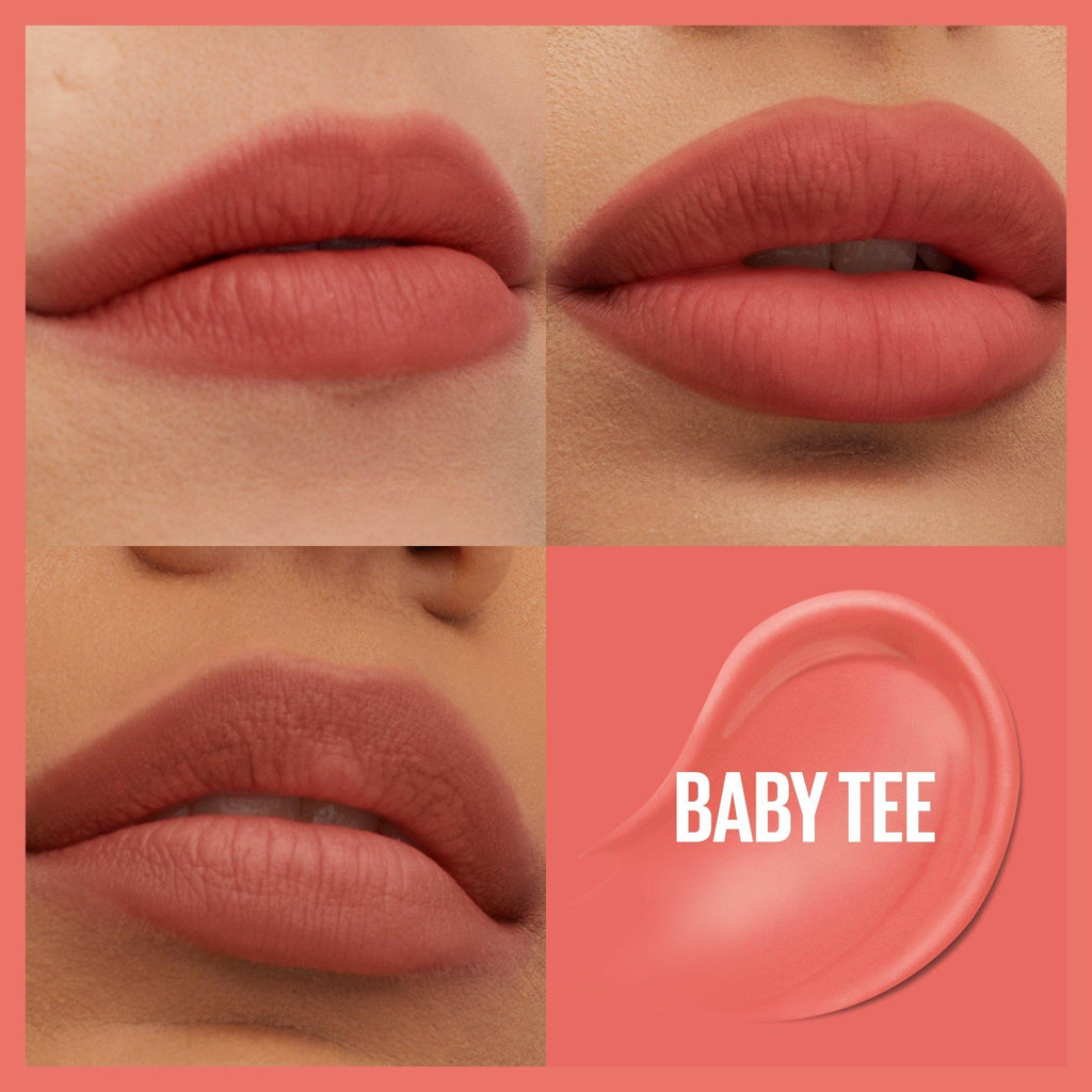 Maybelline Super Stay Teddy Tint Long Lasting Matte Lip Tint – Baby Tee — official product image 3