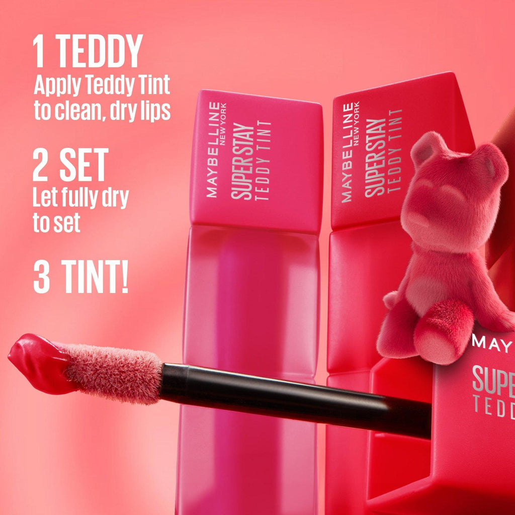 Maybelline Super Stay Teddy Tint Long Lasting Matte Lip Tint – Baby Tee — official product image 7